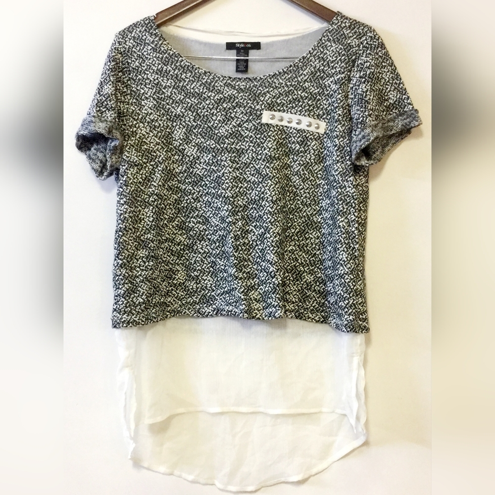 Style & Co High Low Top - Picture 5 of 10
